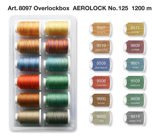 Aerolock Blister Box Multicolor 1200m - Madeira