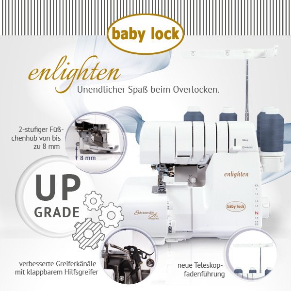 baby lock enlighten  - Upgrade Version - Dein Aktionspreis? +49834162826