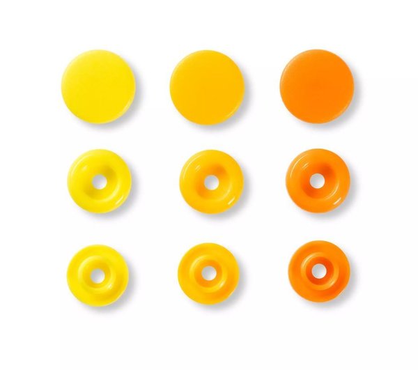 Color Snaps, orange, gelb - Prym